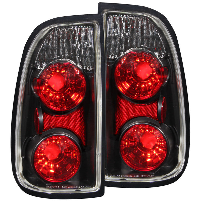 ANZO 2000-2006 Toyota Tundra Taillights Black (Regular & Access Cab Models Only) 211126