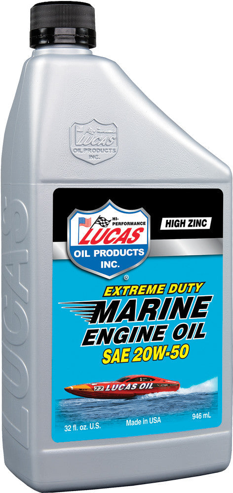LUCASMarine Engine Oil 20w-50 1qt10653