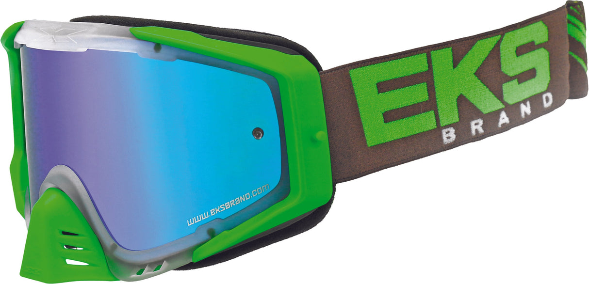 EKS BRAND Outrigger Goggle Clear/Flo Green/Smoke 067-50125