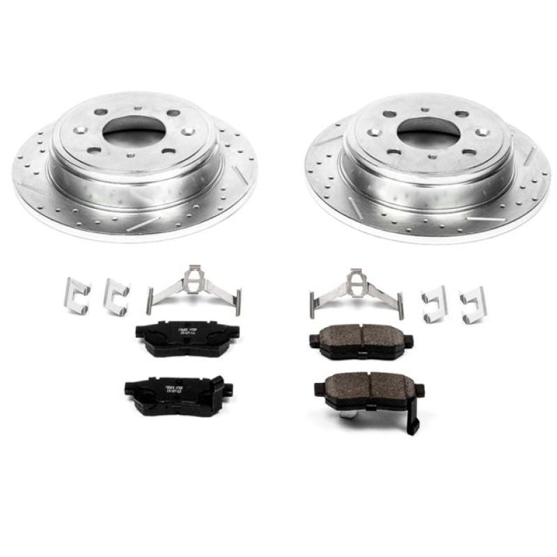 Power Stop 90-01 Acura Integra Rear Z23 Evolution Sport Brake Kit K408