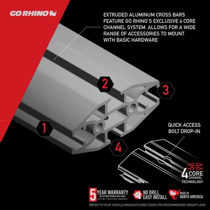 Go Rhino SRM 500 Roof Rack - 65in 5935065T