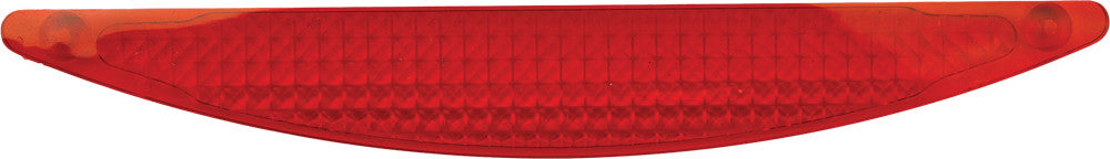 HARDDRIVE License Plate Frame Half Moon Red Lens 28-6041LED-R