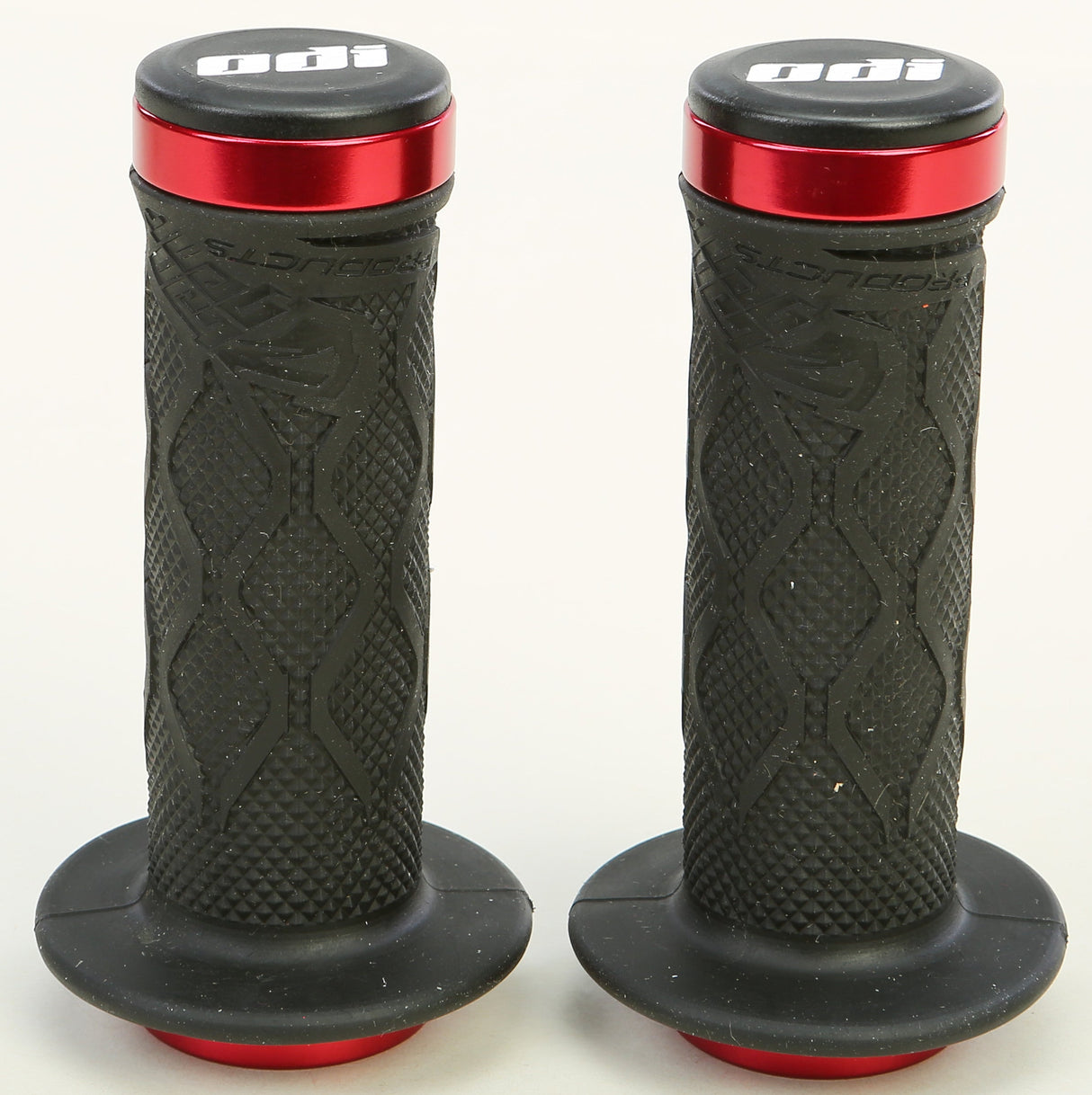 TANGENT Mini Lock-On Grips Black Red 100mm 16-2202