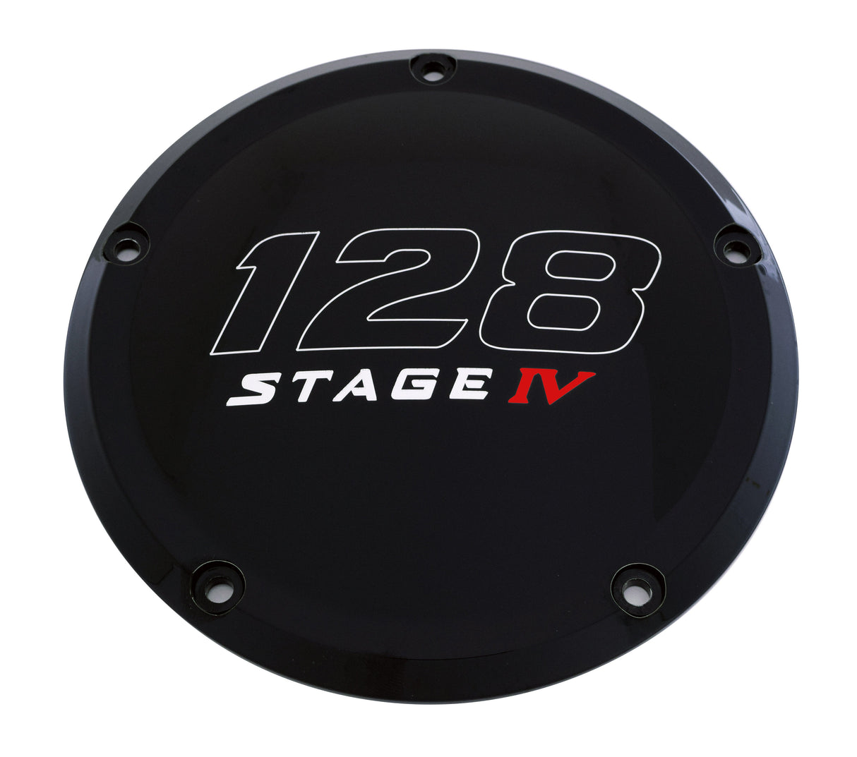 CUSTOM ENGRAVING 7 M8 Flt/Flh Derby Cover 128 Stage Iv Black 128-05-46BG