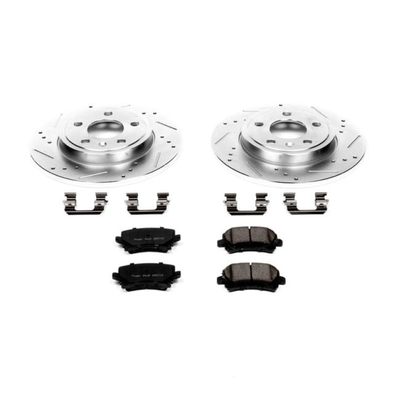 Power Stop 05-09 Audi A4 Rear Z23 Evolution Sport Brake Kit K4624