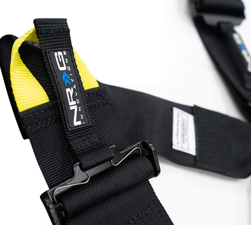 NRG FIA 6pt 2in. Shoulder Belt for HANS Device/ Rotary Cam Lock Buckle/ 3in. Waist Belt - Black SBH-HRS6PCBK