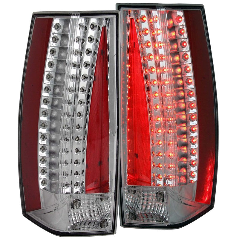 ANZO 2007-2011 Cadillac Escalade LED Taillights Chrome 321287