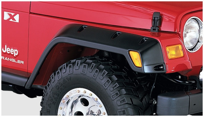 Bushwacker 97-06 Jeep TJ Pocket Style Flares 4pc - Black 10917-07