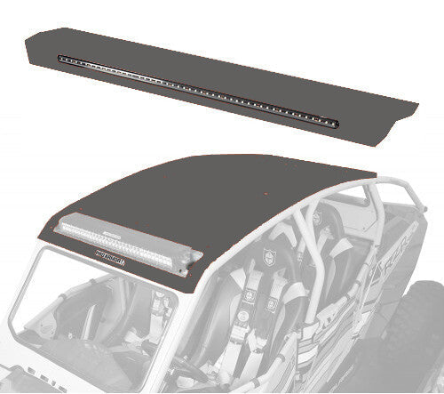 PRO ARMOR Asylum Roof W/Rr Lightbar Pkt Stealth Grey P144R124SG