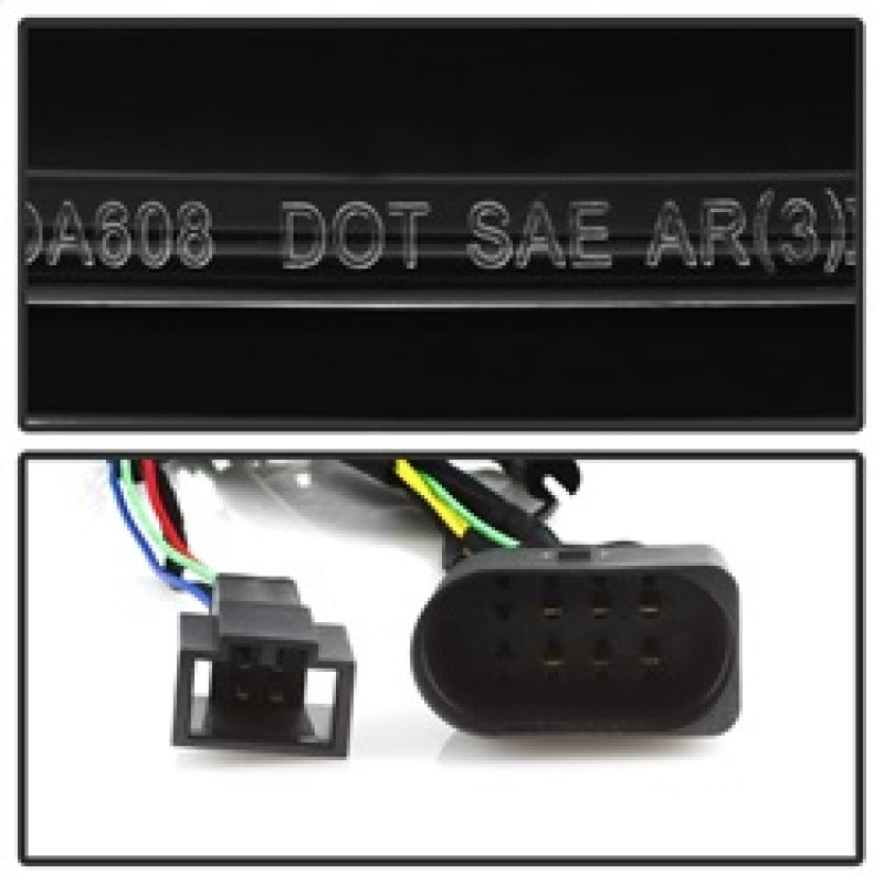 Spyder 09-12 Audi A6 LED Tail Lights - Black (ALT-YD-AA609-LED-BK) 5085160