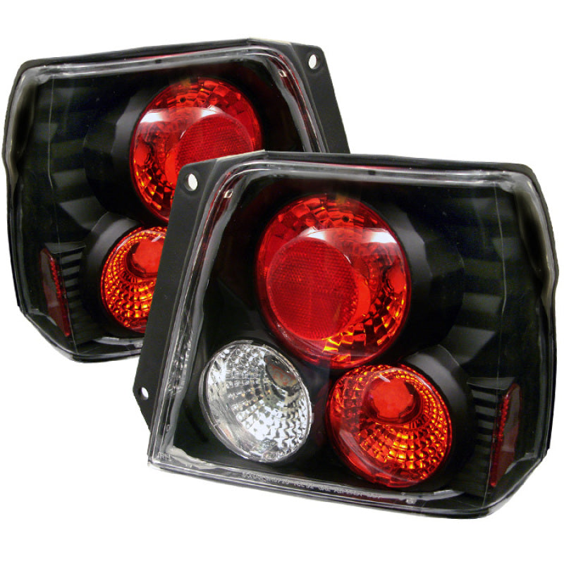 Spyder Toyota Tercel 95-98 Euro Style Tail Lights Black ALT-YD-TTER95-BK 5008053