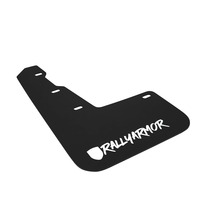 Rally Armor 15-21 Subaru WRX & STI Black Mud Flap White Altered Font Logo MF32-UR-BLK/WH-X