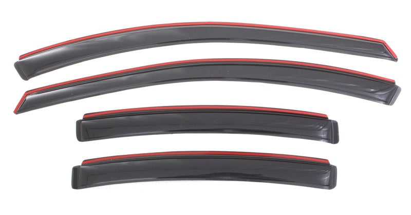 AVS 11-15 Chevy Cruze Ventvisor In-Channel Front & Rear Window Deflectors 4pc - Smoke 194611