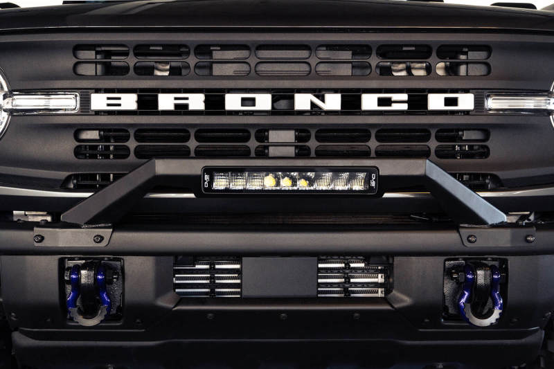 DV8 Offroad 21-22 Ford Bronco Factory Modular Front Bumper Bull Bar LBBR-04