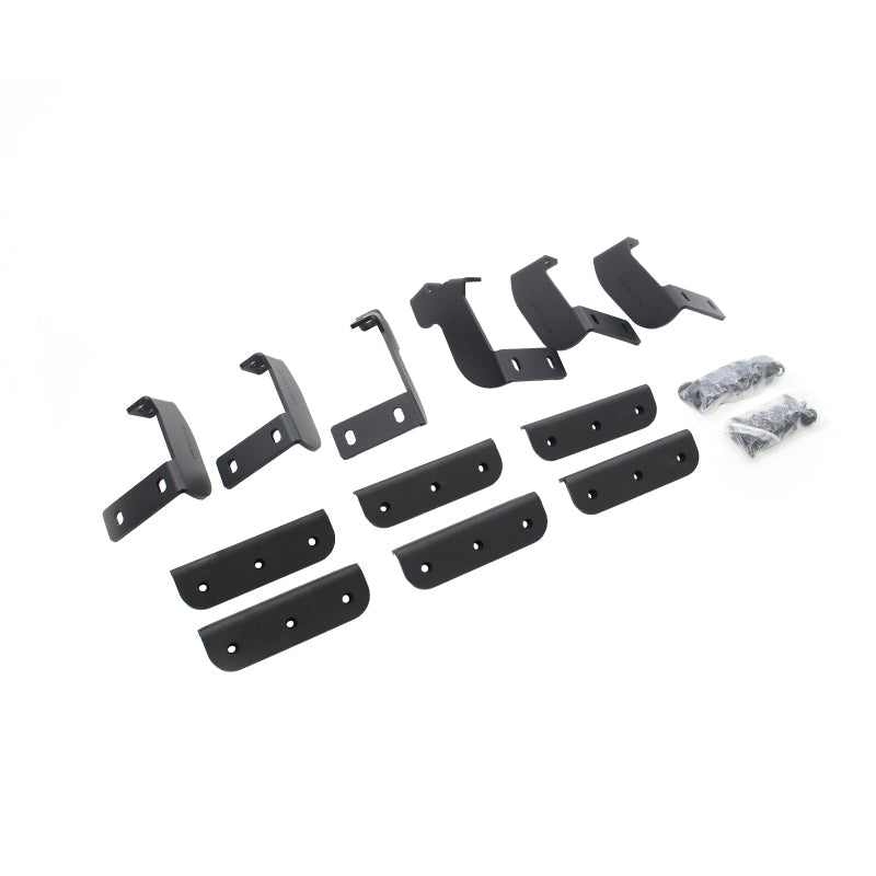 Go Rhino 2022 Toyota Tundra Crew Max Brackets for Dominator Extreme SideSteps - Tex. Black D64436TK