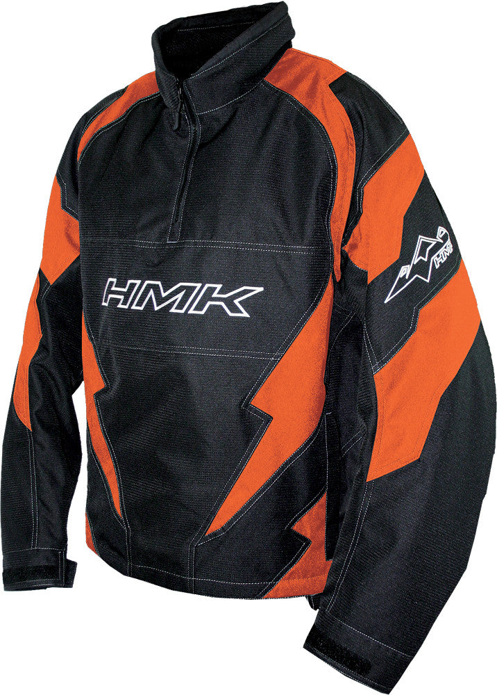 HMK Throttle Pullover Black/Orange M HM7JTHROM