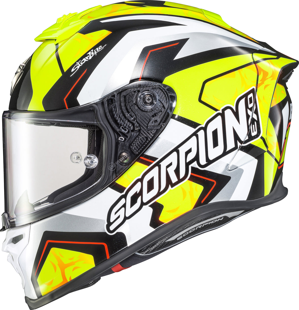 SCORPION EXO Exo-R1 Air Full Face Helmet Bautista Yellow Sm R1-3013