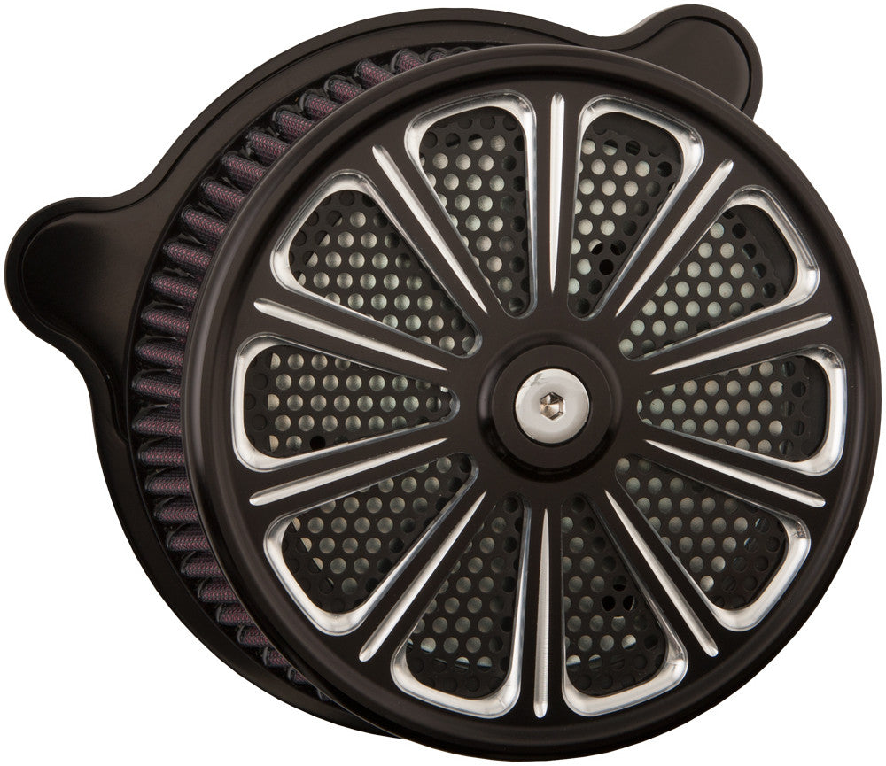 HARDDRIVE Air Cleaner Luck Black Fl Flht Throttle By Wire F2120A-ACTBW