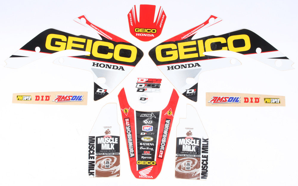 D-COR 2014 Geico Honda Graphics/Trim Kit 10-10-0624