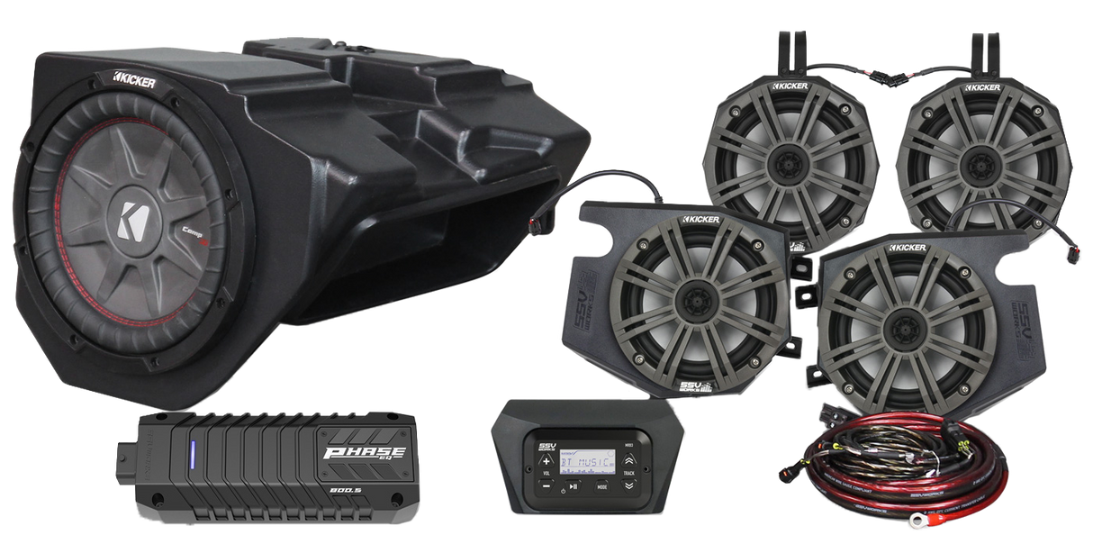 SSV WORKS 3 Speaker Plug And Play Kit Kicker 220-RZ34-Q3K3