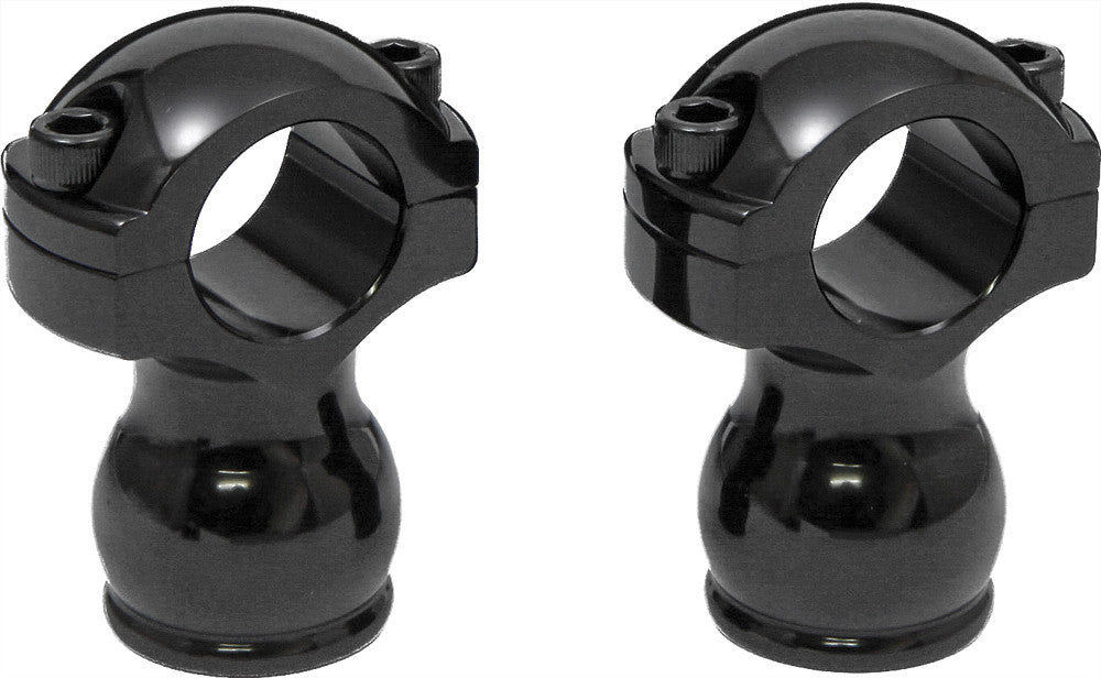 WEST-EAGLE Old Style Risers 2 Inch Black 0357-BK