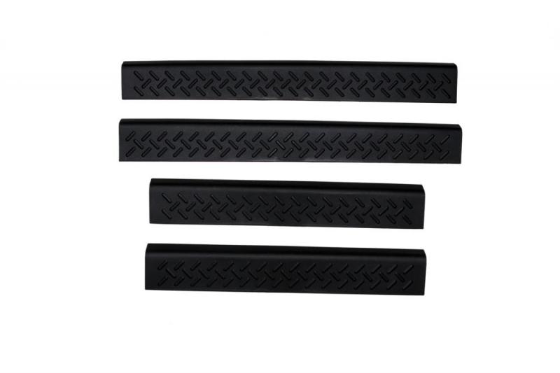 AVS 03-09 Dodge RAM 2500 Stepshields Door Sills 4pc - Black 91155