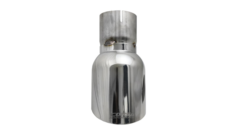Corsa Single Universal 3.0in Inlet / 4.5in Outlet Polished Pro-Series Tip Kit TK009