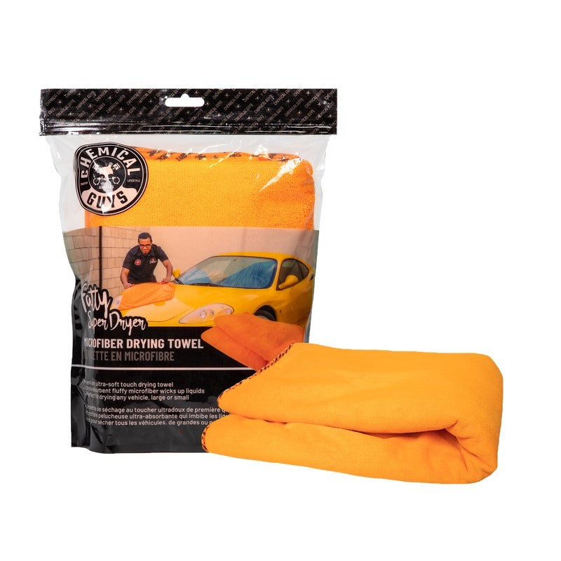 Chemical Guys Fatty Super Dryer Microfiber Drying Towel - 25in x 34in - Orange MIC881