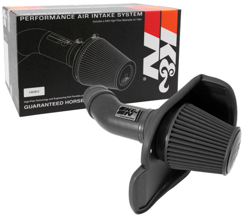 K&N 11-13 Dodge Challenger V8/12-13 Charger V8 / 12-13 Chrysler 300 Black Performance Intake Kit 71-2545