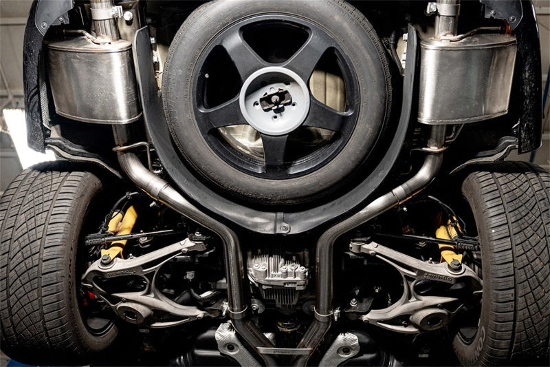 Corsa 21-22 Dodge Durango SRT Hellcat Cat-Back 2.75in Dual Rear Exit Xtreme 4.5in Black PVD Tips 21196BLK