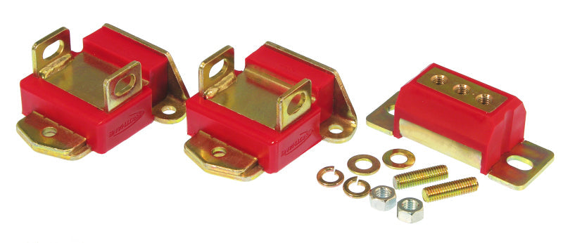 Prothane GM Motor & Trans Mount Kit - Red 7-1901