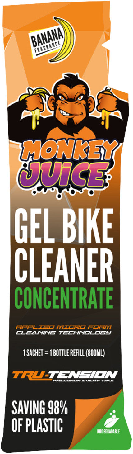 TRU TENSION Monkey Juice Gel Bike Cleaner 100ml Concentrate Refill 16