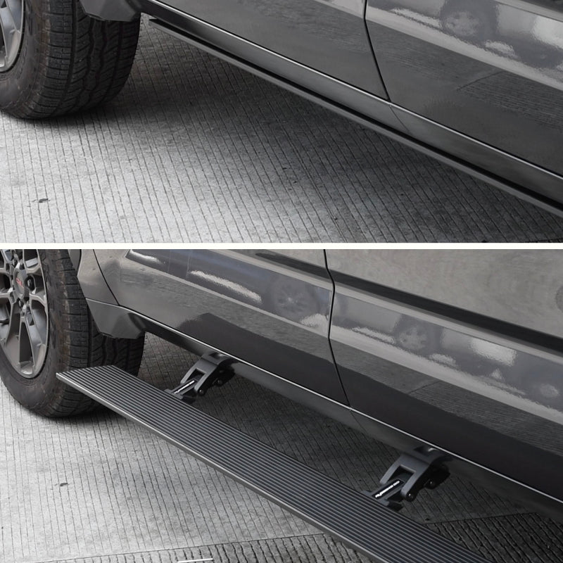 Go Rhino 22-23 Toyota Tundra CrewMax Cab 4dr E-BOARD E1 Electric Running Board Kit - Tex. Blk 20443587PC