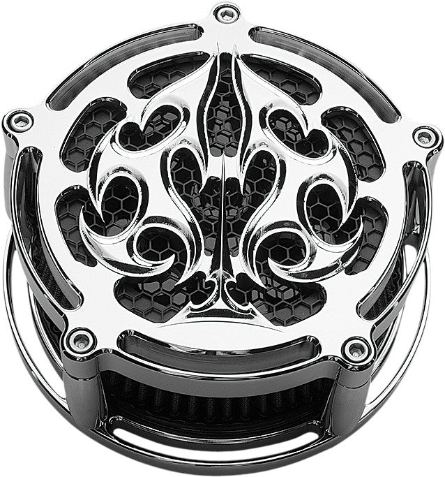 PREC. BILLET Air Cleaner Ace's Wild Chrome ACE-210-3H-CHR
