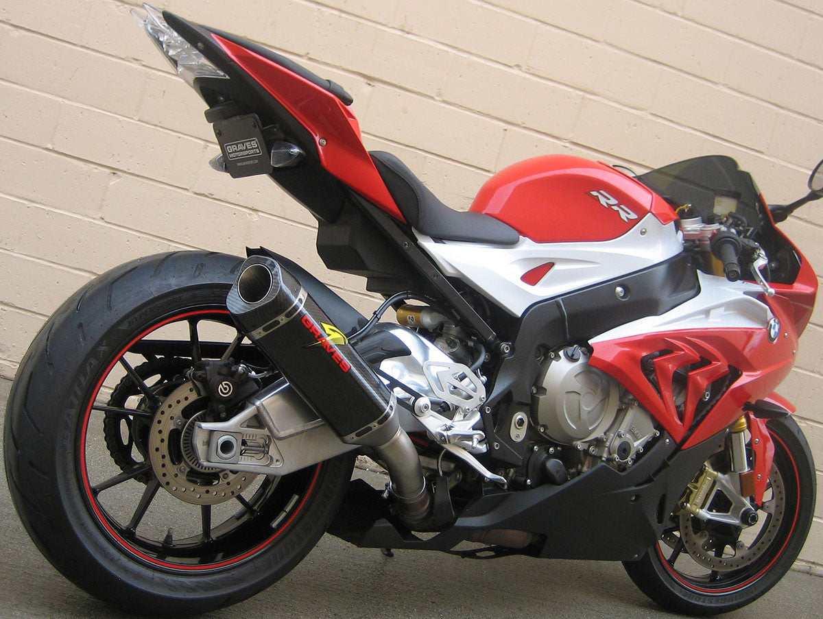 Graves motorsports carbon cat back slip-on S1000RR 2015-2016 EXB-16S1RR-CBTC