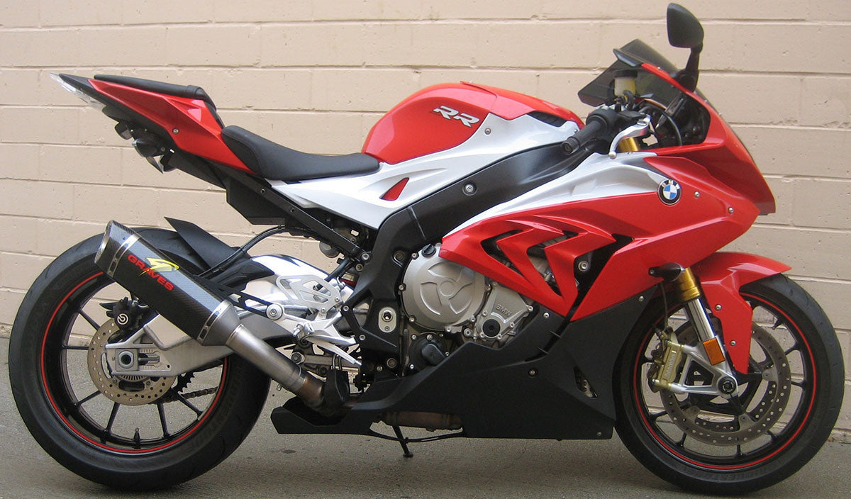 Graves motorsports carbon cat back slip-on S1000RR 2015-2016 EXB-16S1RR-CBTC