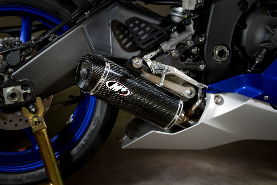 M4 Exhaust Full Titanium System Carbon Fiber Canister R6 2006-2020 YA6974T