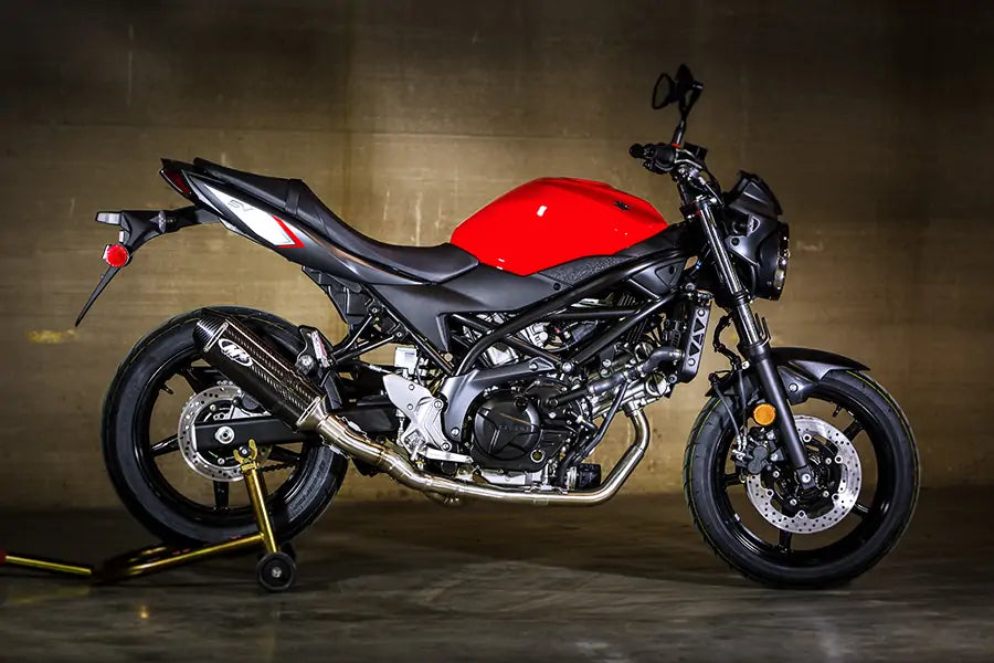 Sistema completo de escape M4, bote de fibra de carbono 2017-2022 SV 650 SU6634