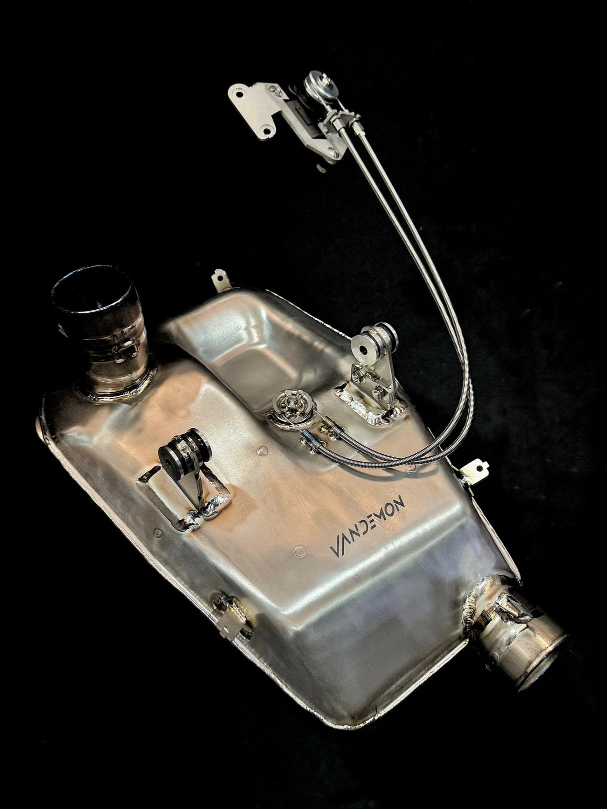 IN STOCK Vandemon Ducati Panigale V4 / V4S/ V4R & Streetfighter V4 Bimodal Stealth Titanium Slip-On 2018-2024 DUCV4PANTIEXHWVA VA-123