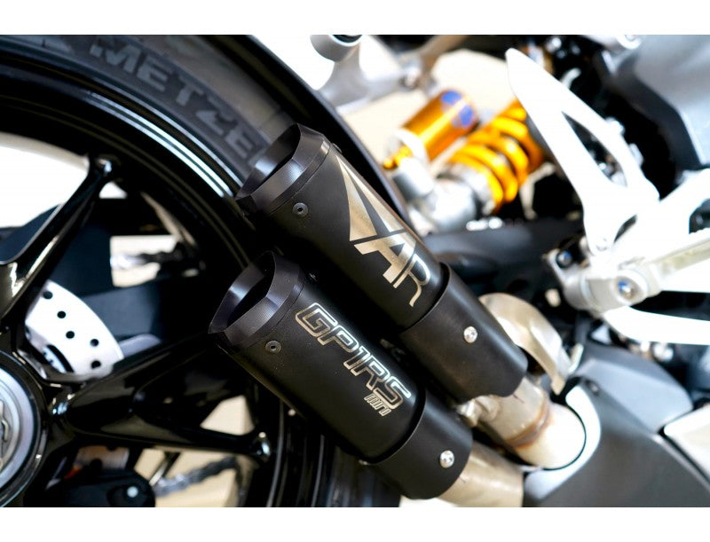Austin Racing GP1RS 2021 - 2025 1200 SPEED TRIPLE SILENCER BOX DELETE RACE EXHAUST SYSTEMS AR59