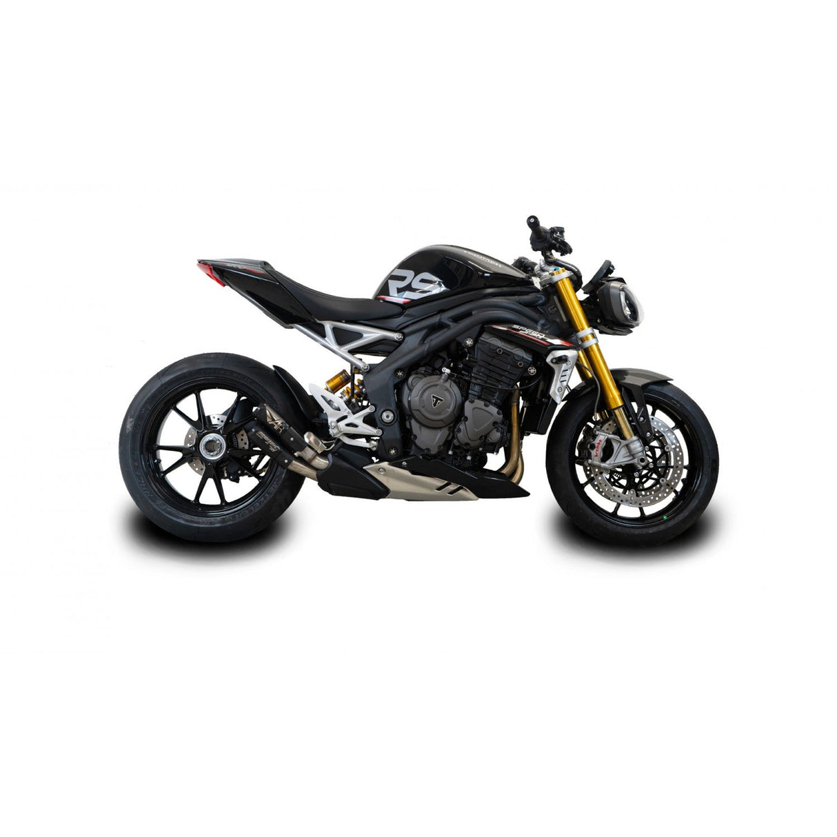 Austin Racing GP1RS 2021 - 2025 1200 SPEED TRIPLE SILENCER BOX DELETE RACE EXHAUST SYSTEMS AR59