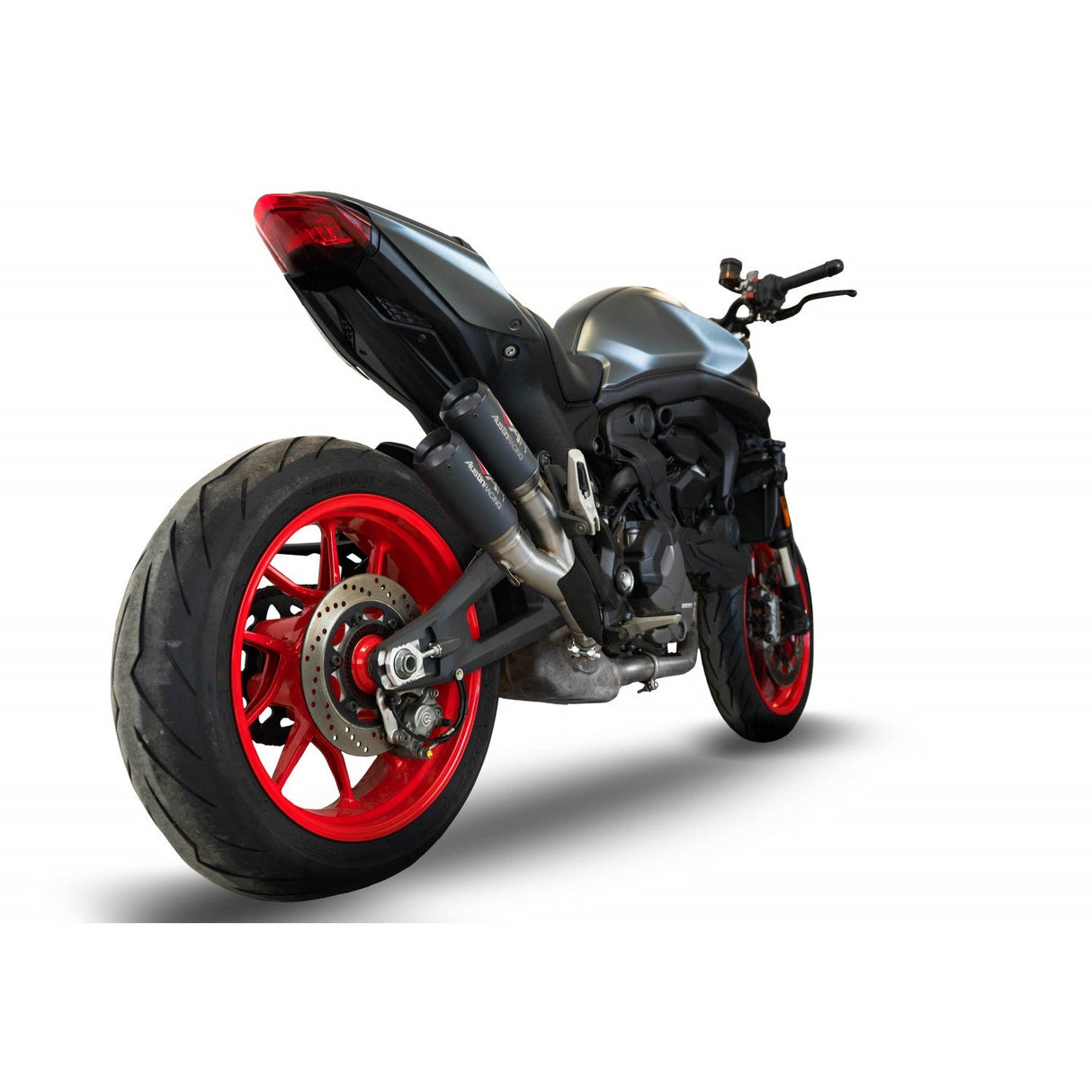 Austin Racing GP1RS black 2021 - 2025 DUCATI MONSTER SLIP-ON RACE EXHAUST SYSTEM AUR37