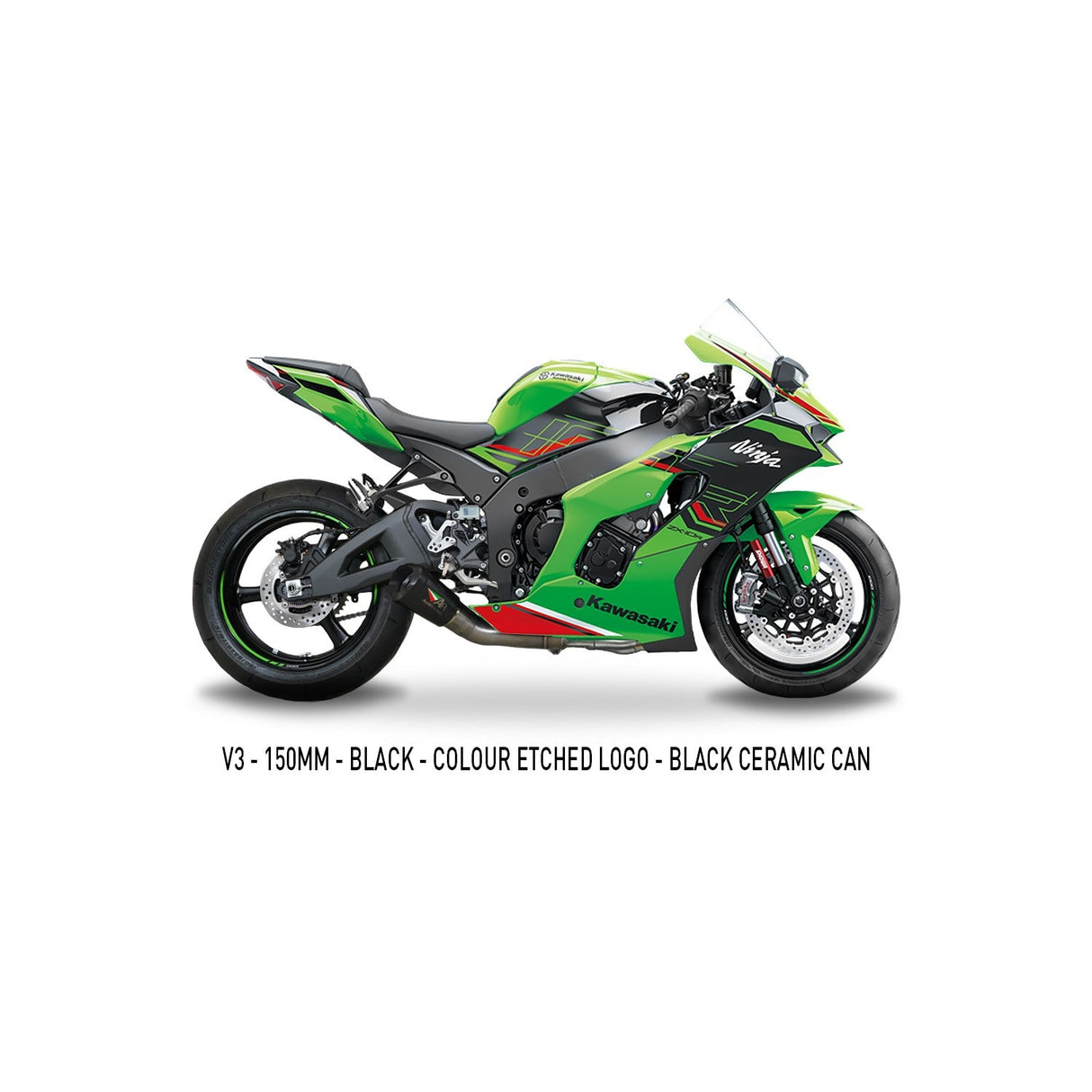 Austin Racing GP3 V3 DE-CAT EXHAUST SYSTEM for 2021 - 2025 KAWASAKI ZX10R AR80
