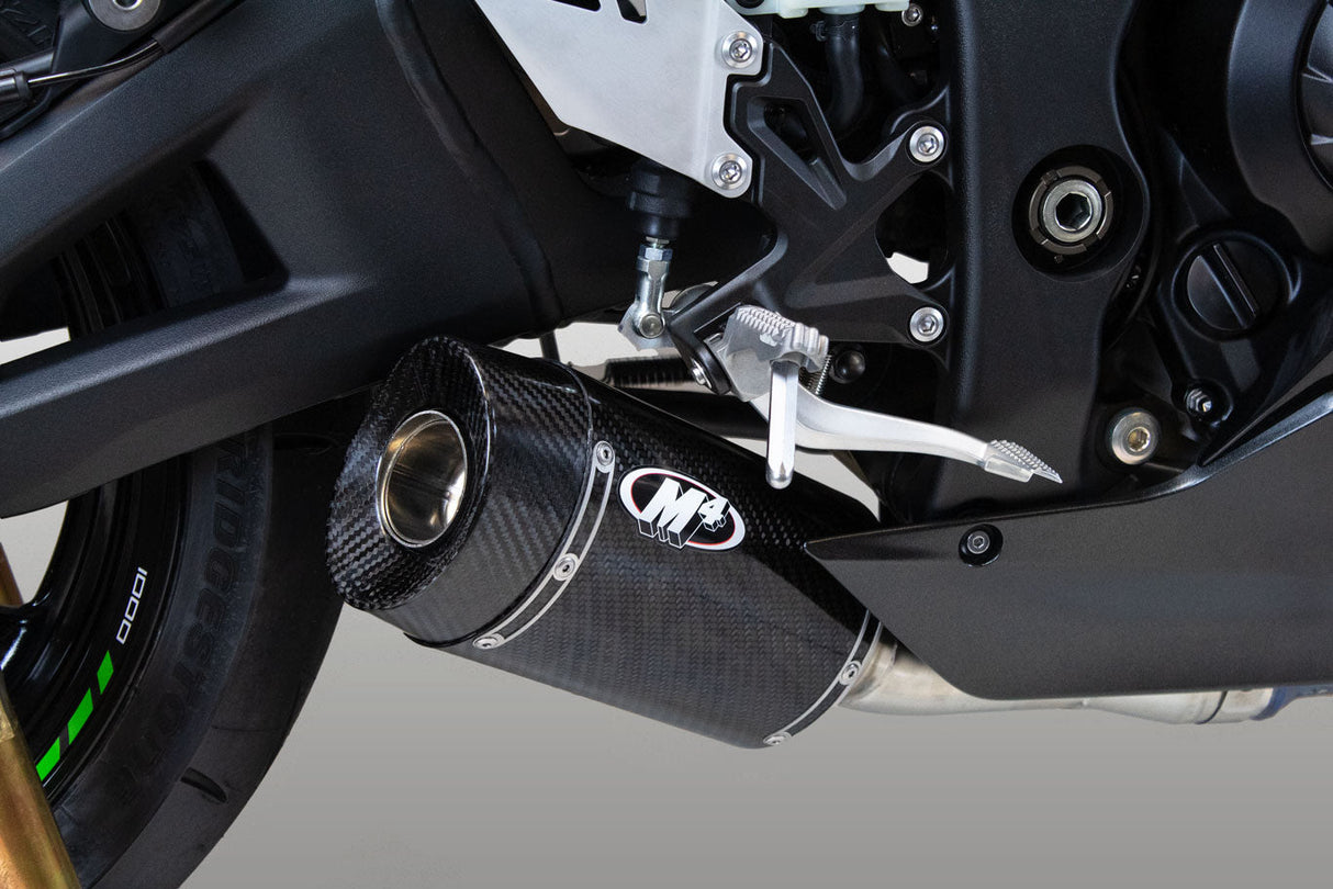 M4 Exhaust Street Slayer Carbon Fiber Slip On ZX10R 2021-2025 KA9964