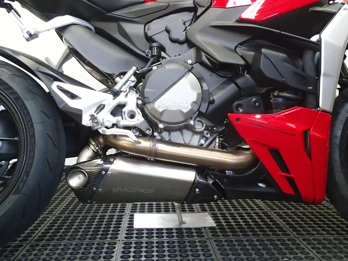 Vandemon Titanium Belly Slip-On Ducati V2 Panigale & Streetfighter 2019-24 DUCV2TIMUFFBELA VA-17