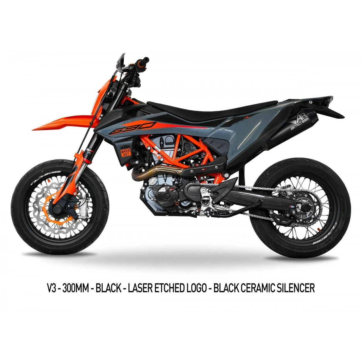 Austin Racing 2019 - 2024 KTM 690 SMC R V3 SLIP-ON RACE EXHAUST SYSTEM AUR59