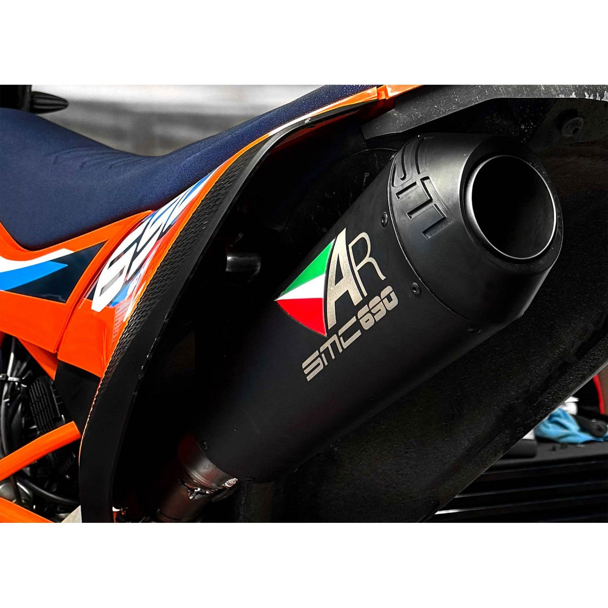 Austin Racing 2019 - 2024 KTM 690 SMC R V3 SLIP-ON RACE EXHAUST SYSTEM AUR59