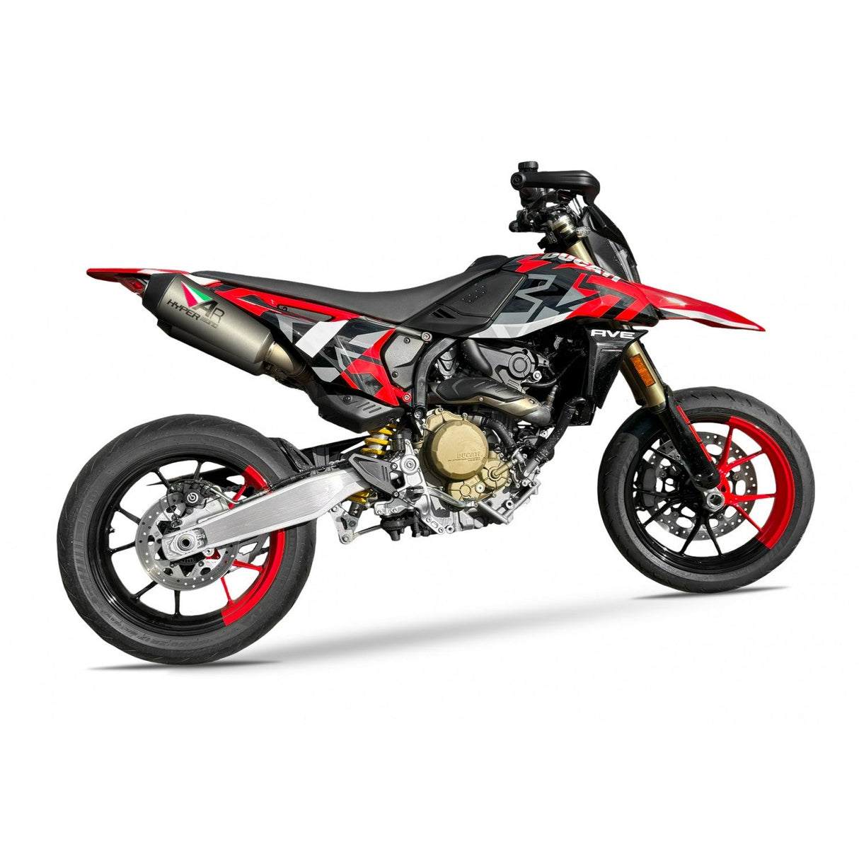 Austin Racing 2024-2025 DUCATI HYPERMOTARD 698 MONO TWIN EXIT SLIP-ON EXHAUST SYSTEM