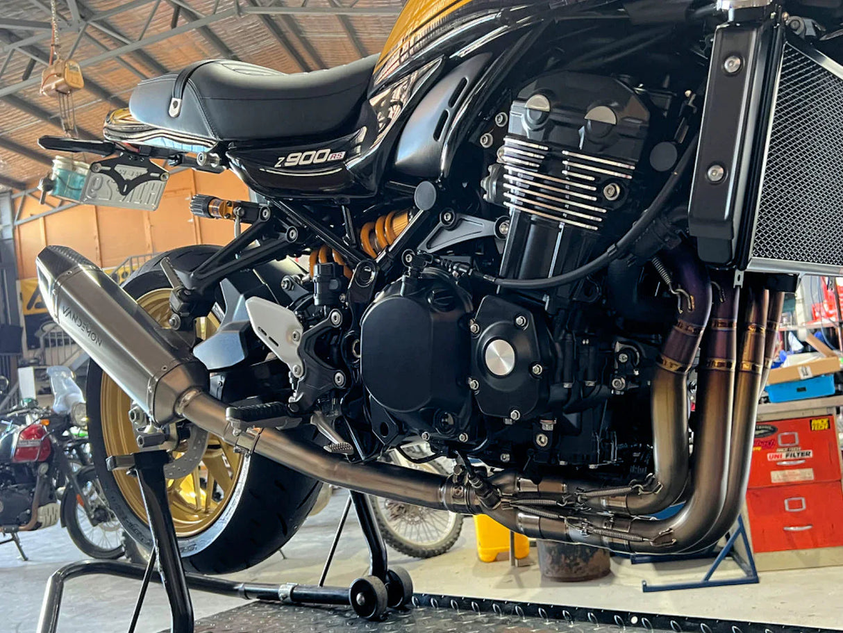 Vandemon Z900RS Cafe Racer Full Titanium Exhaust System 2018-24 KAWAZ900RSTITANEXHB VA-87