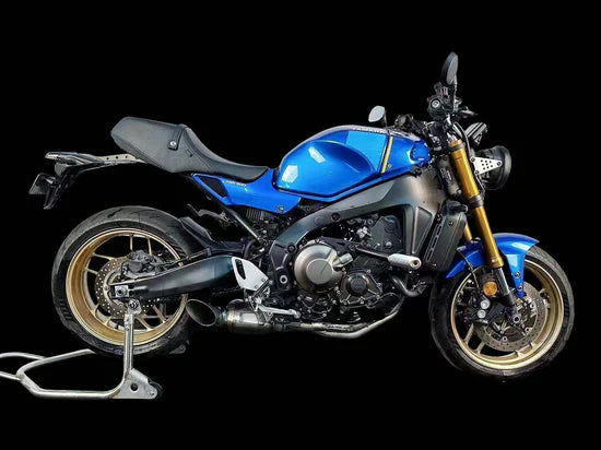 Vandemon Yamaha GEN4 2024 XSR900 and XSR900 GP Stealth Titanium Exhaust System YAMAXS9LMTIEXHWVA VA-162